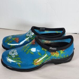 Sloggers Women's Rain and Garden Shoes with Comfort Insole Size-7 Pansy Print